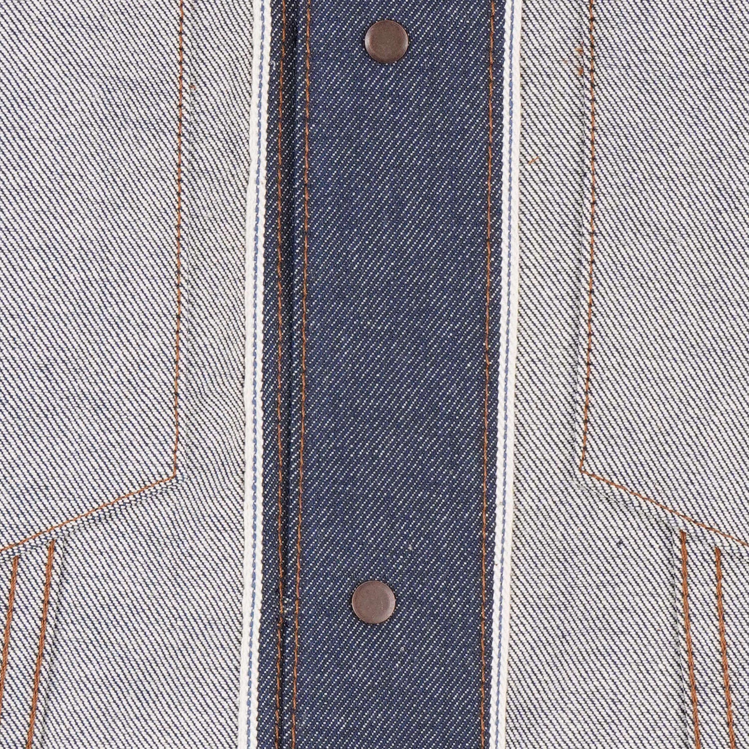 Naked and Famous - Denim jakke - Natural indigo Selvedge 12 oz - Vintage Wear