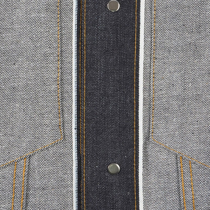 Naked &amp; Famous - Denim jakke - Left Hand Twill Selvedge 13.75 oz - Vintage Wear